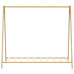 Cuier Pentru Haine Cu Rafturi, 106X34X102 Cm, Bambus