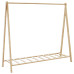 Cuier Pentru Haine Cu Rafturi, 106X34X102 Cm, Bambus