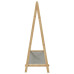 Cuier Pentru Haine Cu Rafturi, 106X34X102 Cm, Bambus