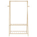 Cuier Pentru Haine Cu Rafturi, 96X45,5X150,5 Cm, Bambus