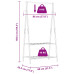 Cuier Pentru Haine Cu Rafturi, 96X45,5X150,5 Cm, Bambus