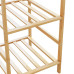 Cuier Pentru Haine Cu Rafturi, 100X50X184,5 Cm, Bambus