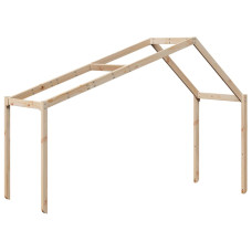 Acoperiș Pat Copii 203X95,5X142 Cm Lemn Mass Pin
