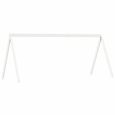 Acoperiș Pat Copii, Alb, 199X80,5X88 Cm Lemn Mass Pin