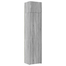 Dulap Depozitare Slim Sonoma Gri 50X42,5X225 Cm Lemn Prelucrat