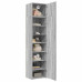 Dulap Depozitare Slim Sonoma Gri 50X42,5X225 Cm Lemn Prelucrat