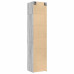 Dulap Depozitare Slim Sonoma Gri 50X42,5X225 Cm Lemn Prelucrat