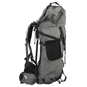 Rucsac De Drumeție, Gri, 60 L, Țesătură Oxford