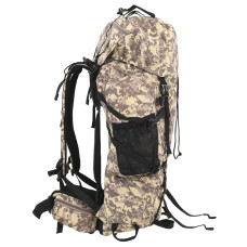 Rucsac De Drumeție, Camuflaj Maro Camel, 80 L, Țesătură Oxford Rucsac De Drumeție, Camuflaj Maro Camel, 80 L, Țesătură Oxford