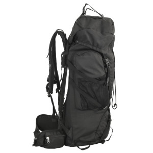 Rucsac De Drumeție, Negru, 100 L, Țesătură Oxford