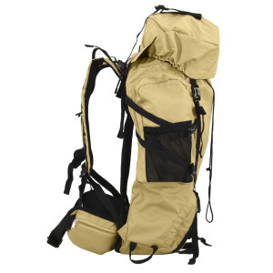 Rucsac De Drumeție, Kaki, 100 L, Țesătură Oxford