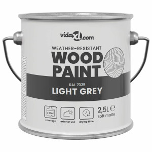 Vopsea Pentru Lemn Gri Deschis 16.5 X 16.5 X 15.9 Cm