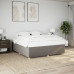Cadru De Pat Fără Saltea, Gri Taupe, 180X200 Cm, Textil