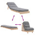 Canapea Futon Cu Saltea, 60X206X11 Cm, Lemn Masiv De Pin