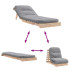 Canapea Futon Cu Saltea, 70X206X11 Cm, Lemn Masiv De Pin