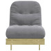 Canapea Futon Cu Saltea, 70X206X11 Cm, Lemn De Pin Tratat