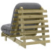Canapea Futon Cu Saltea, 70X206X11 Cm, Lemn De Pin Tratat