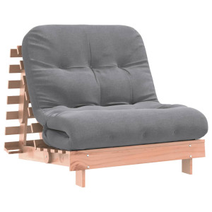 Canapea Futon Cu Saltea, 80X206X11 Cm, Lemn Masiv Douglas
