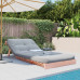 Canapea Futon Cu Saltea, 80X206X11 Cm, Lemn Masiv Douglas