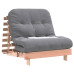 Canapea Futon Cu Saltea, 80X206X11 Cm, Lemn Masiv Douglas