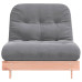 Canapea Futon Cu Saltea, 80X206X11 Cm, Lemn Masiv Douglas