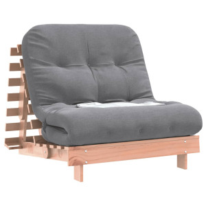 Canapea Futon Cu Saltea, 90X206X11 Cm, Lemn Masiv Douglas