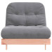 Canapea Futon Cu Saltea, 90X206X11 Cm, Lemn Masiv Douglas