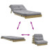Canapea Futon Cu Saltea, 90X206X11 Cm, Lemn De Pin Tratat