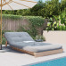 Canapea Futon Cu Saltea, 100X206X11 Cm, Lemn Masiv De Pin