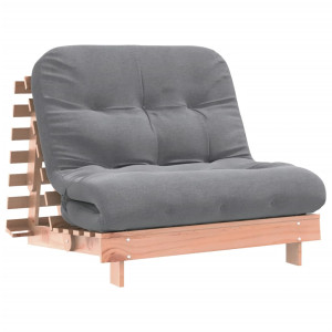 Canapea Futon Cu Saltea, 100X206X11 Cm, Lemn Masiv Douglas