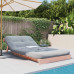 Canapea Futon Cu Saltea, 100X206X11 Cm, Lemn Masiv Douglas