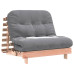 Canapea Futon Cu Saltea, 100X206X11 Cm, Lemn Masiv Douglas