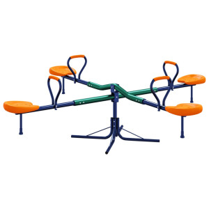 Balansoar Rotativ La 360 De Grade Cu 4 Locuri, Oțel