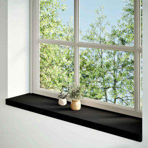 Glafuri 2 Buc Maro Închis 100X25X2 Cm Lemn Masiv De Stejar