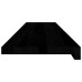 Glafuri 2 Buc Maro Închis 110X25X2 Cm Lemn Masiv De Stejar