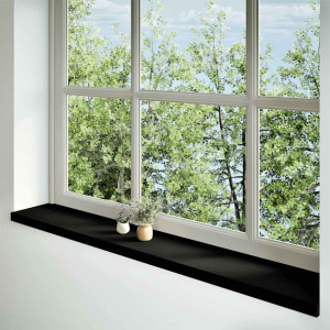 Glafuri 2 Buc Maro Închis 160X30X2 Cm Lemn Masiv De Stejar