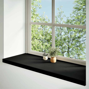 Glafuri 2 Buc Maro Închis 100X40X2 Cm Lemn Masiv De Stejar