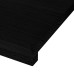 Glafuri 2 Buc Maro Închis 110X40X2 Cm Lemn Masiv De Stejar