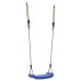 Leagăn De Exterior Pentru Copii Single Albastru Funie Reglabilă