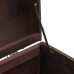 Cufăr De Comori Cu Zăvoare Maro Închis 79,5X39,5X39,5 Cm Placaj