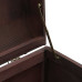 Cufăr De Comori Cu Zăvoare Maro Închis 90X50X39,5 Cm Placaj