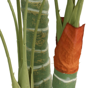 Palmier Artificial Cu 3 Trunchiuri, Verde, 120 Cm, Pp