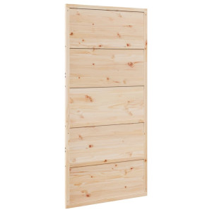 Ușă De Hambar, 100X208 Cm, Lemn Masiv De Pin