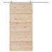 Ușă De Hambar, 100X208 Cm, Lemn Masiv De Pin