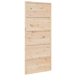 Ușă De Hambar, 90X208 Cm, Lemn Masiv De Pin