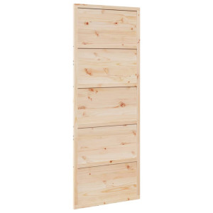 Ușă De Hambar, 80X208 Cm, Lemn Masiv De Pin