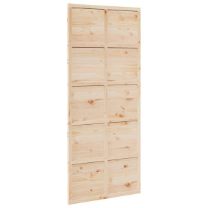 Ușă De Hambar, 90X208 Cm, Lemn Masiv De Pin