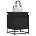 Cutie De Depozitare Cu Capac Negru 40X40X51,5 Cm Lemn Prelucrat