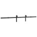 Set Feronerie Pentru Ușă Glisantă, Negru, 183 Cm, Oțel