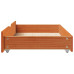 Sertare De Pat 2 Buc. 90X55X17 Cm Maro Ceruit Lemn Masiv De Pin